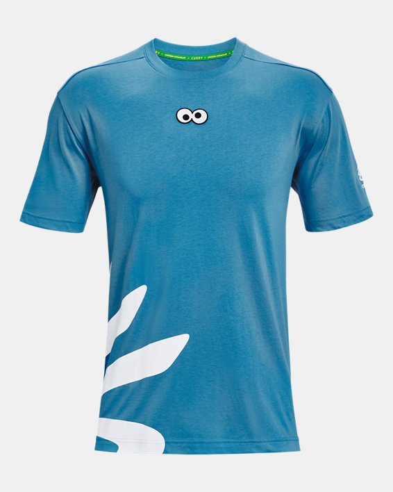 Men's Curry Cookie Monster T-Shirt in Blue image number 6
